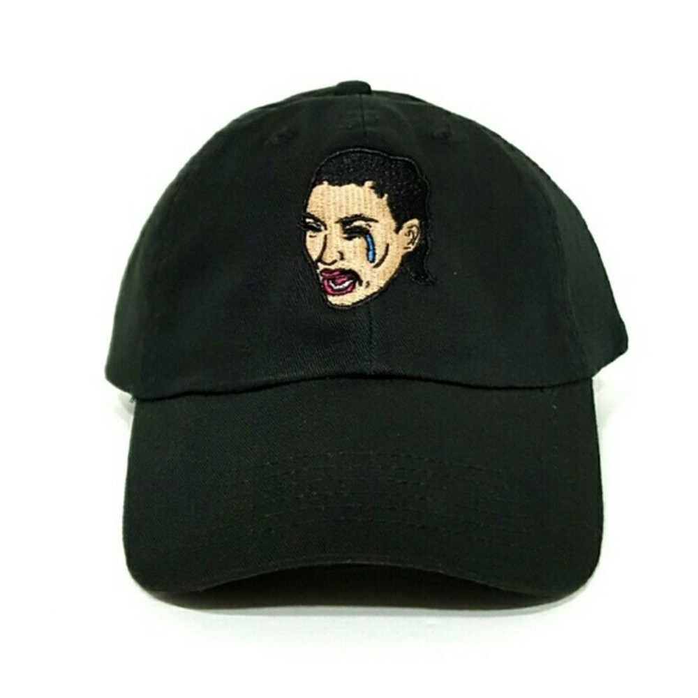 Crying Kim Face Hat